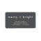 Christmas Address Label | Merry + Bright Grey