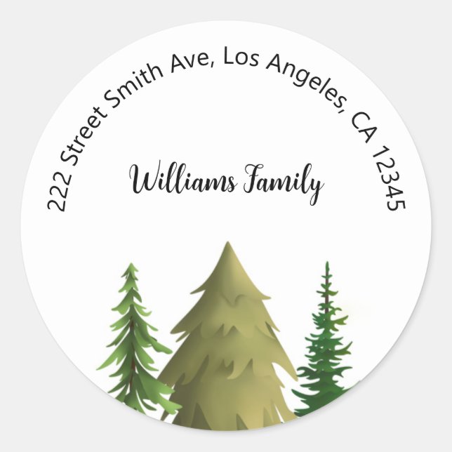 Christmas Address Labels (Front)