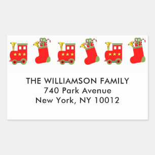Christmas address labels