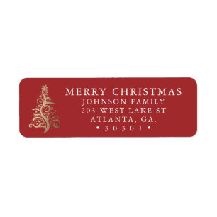 Christmas Address Labels
