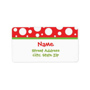 Christmas Address Labels