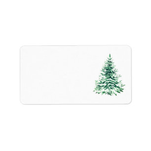 Christmas Address  labels CHRISTMAS TREE