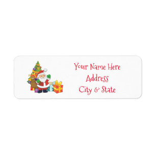Christmas Address Labels/Santa Claus