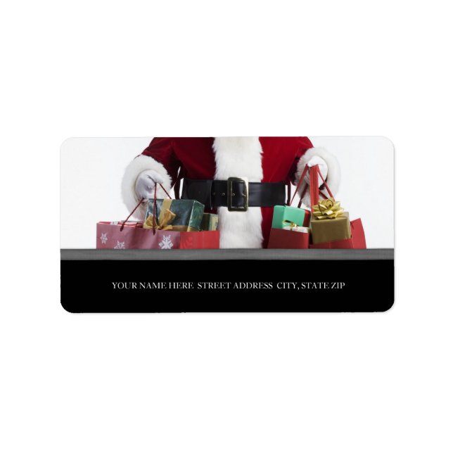 Christmas Address Mailing Labels (Front)