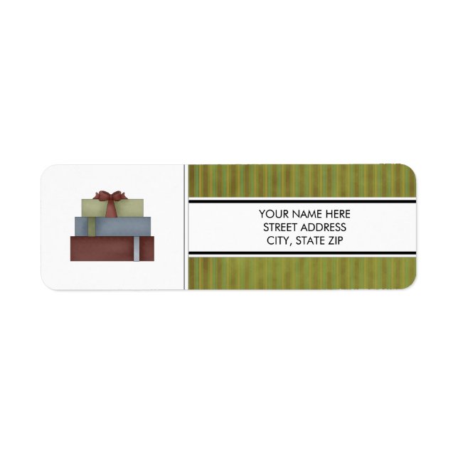 Christmas Address Mailing Labels (Front)