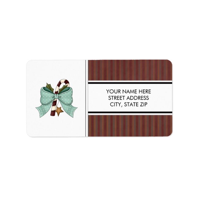 Christmas Address Mailing Labels (Front)
