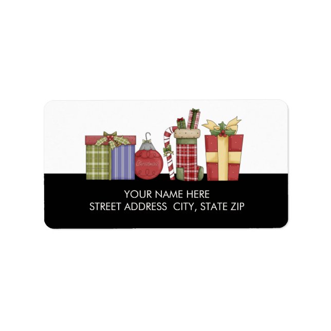 Christmas Address Mailing Labels (Front)