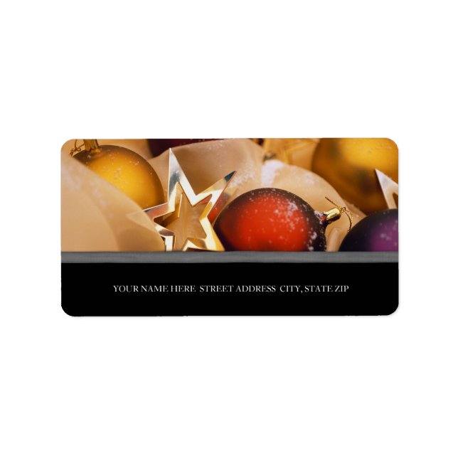 Christmas Address Mailing Labels (Front)