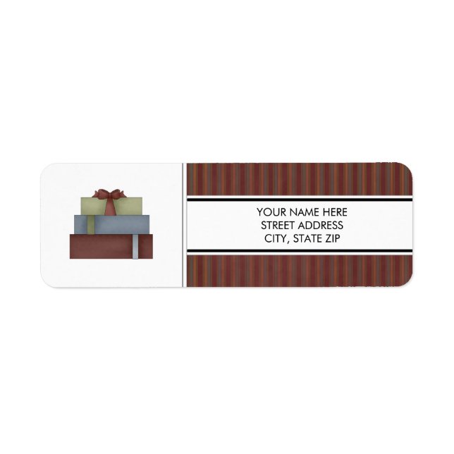 Christmas Address Mailing Labels (Front)