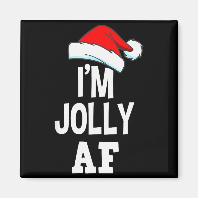 Christmas Adult Shirt, Naughty Christmas Pajama, M Magnet (Front)