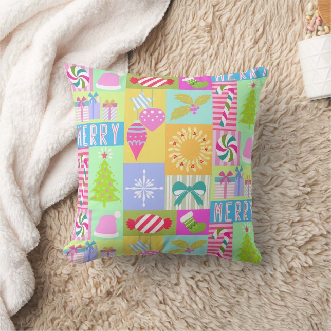Christmas Advent Calendar  Cushion (Blanket)