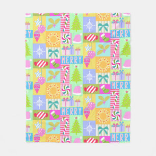 Christmas Advent Calendar  Fleece Blanket