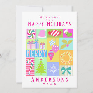 Christmas Advent Calendar Holiday Card