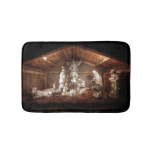 Christmas Advent Jesus Nativity Manger Scene Bath Mat