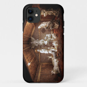 Christmas Advent Jesus Nativity Manger Scene iPhone 11 Case
