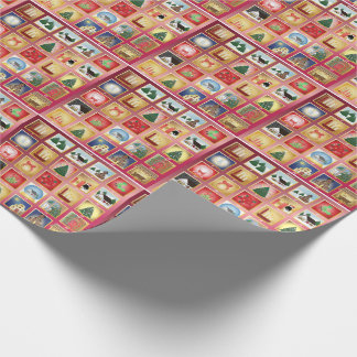 Christmas Advent Wrapping Paper