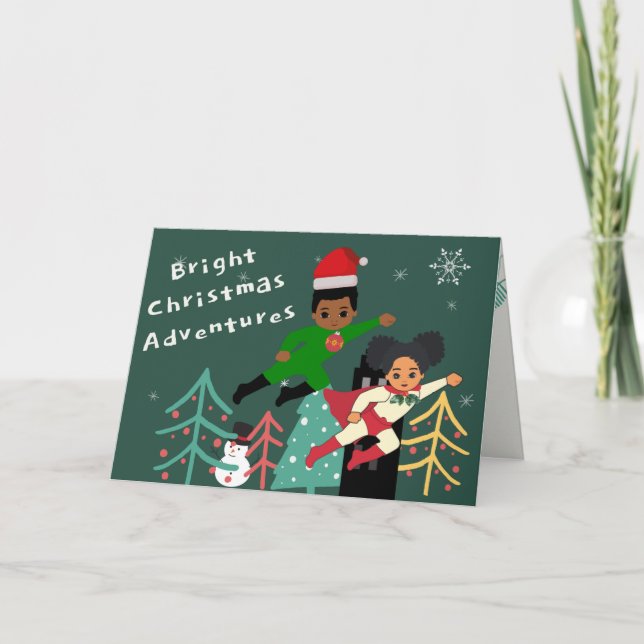 Christmas Adventures, 5"x7", Folded Card (Front)