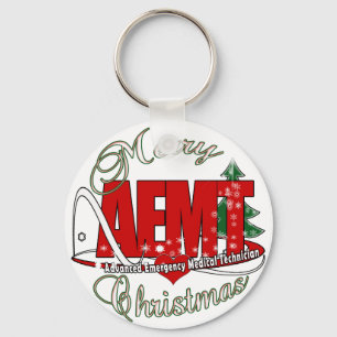 CHRISTMAS AEMT Advanced Emergency Medical Tech Key Ring