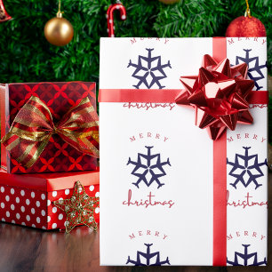 Christmas Aeroplane Snowflake Photo Funny Aviation Wrapping Paper