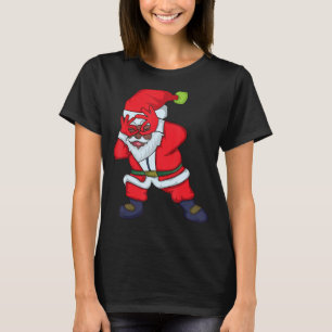 Christmas African American Santa Claus Griddy Danc T-Shirt