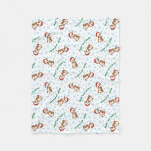 Christmas Am Staff Fleece Blanket