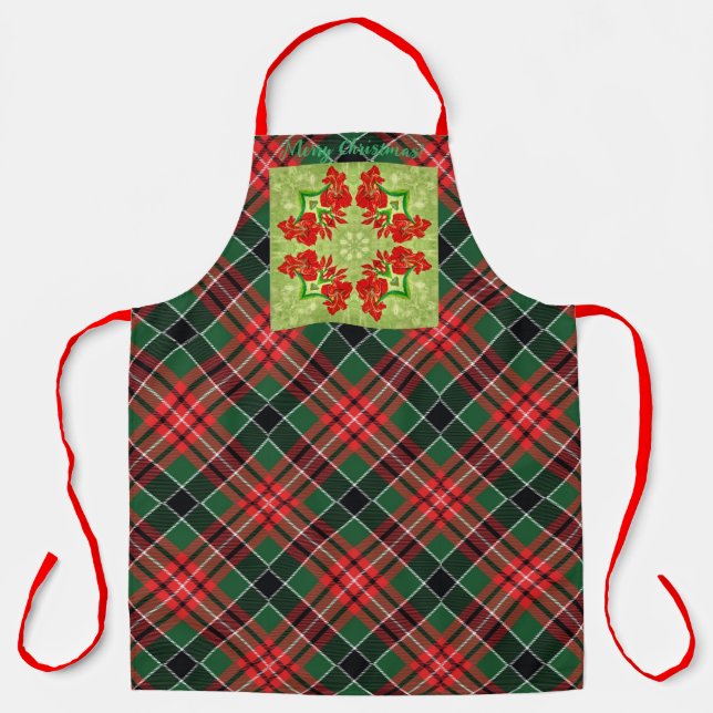 Christmas,Amaryllis Apron (Front)