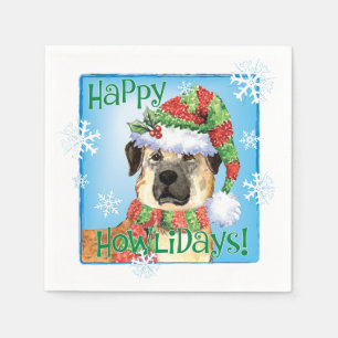 Christmas Anatolian Shepherd Napkins
