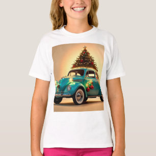 christmas and a vintage car T-Shirt