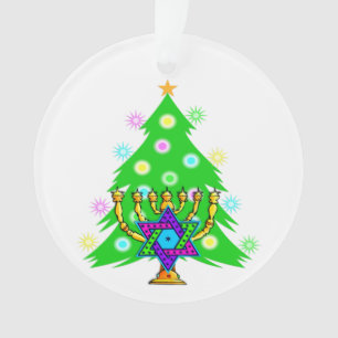 Christmas and Hanukkah Ornament