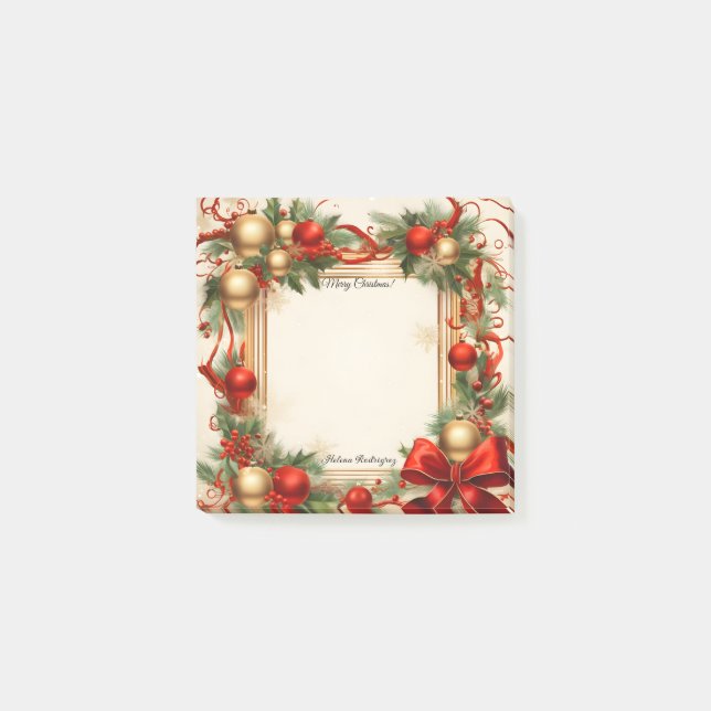 Christmas and Holidays Post-It Notes (Front)