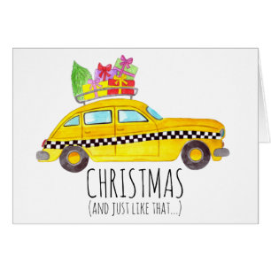 Christmas.. and Just Like That New York Taxi Cab