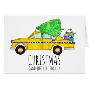 Christmas.. and Just Like That New York Taxi Cab
