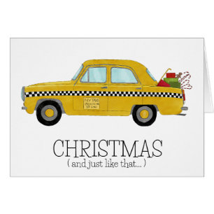Christmas.. and Just Like That New York Taxi Cab