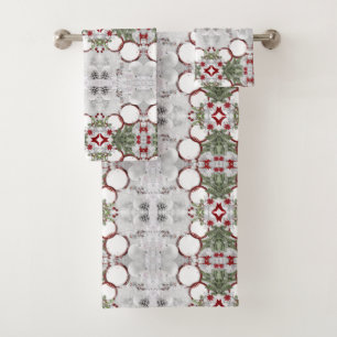 Christmas and New Year Bath Towel Set