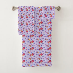 Christmas and New Year Bath Towel Set