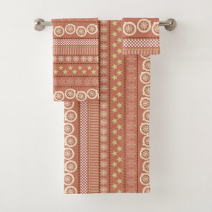 Christmas and New Year Bath Towel Set