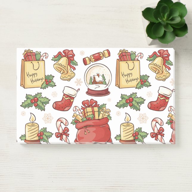 Christmas and New Year Post-it Notes (Office)