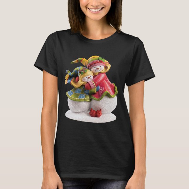 Christmas and winter Design T-Shirt (Front)