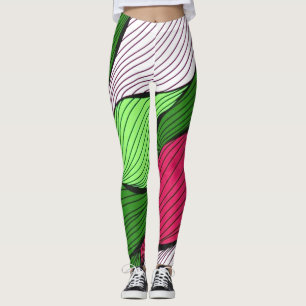 Christmas and Winter Knitted Pattern Leggings