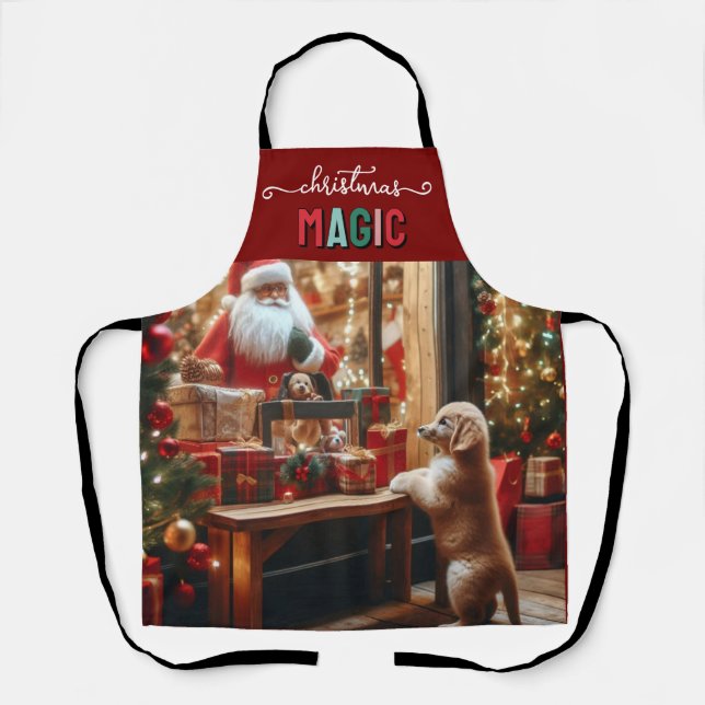 Christmas and Wishes Apron (Front)