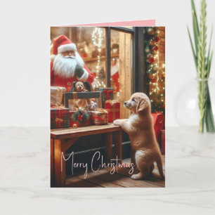 Christmas and Wishes Holiday Card