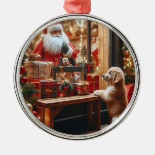Christmas and Wishes Metal Tree Decoration