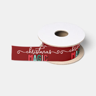 Christmas and Wishes Satin Ribbon