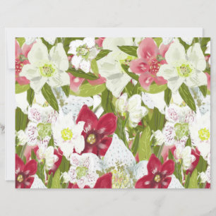Christmas Anemones-Painted Hellebores Floral