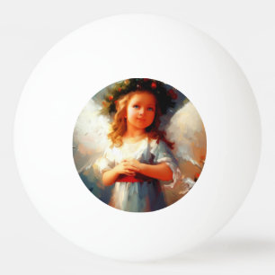 Christmas Angel (1) Ping Pong Ball