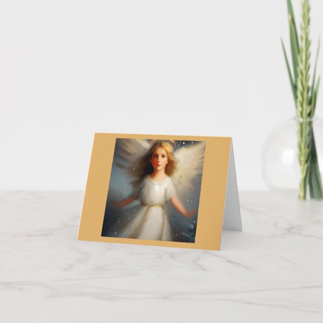 Christmas Angel 2 Holiday Card (Front)