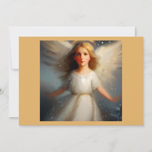 Christmas Angel 2 Holiday Card (Front)