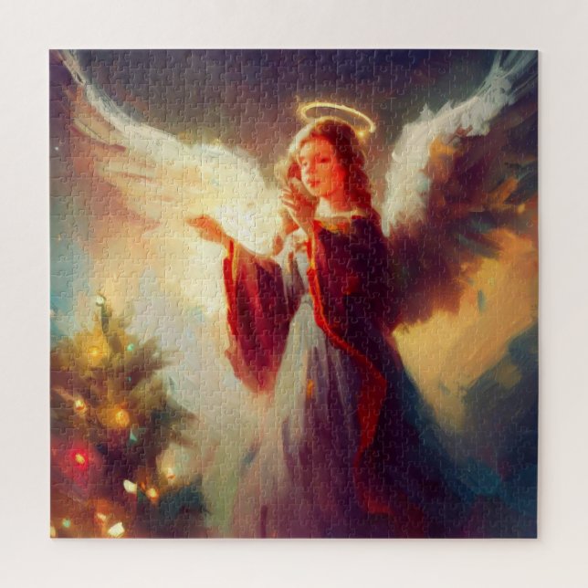 Christmas Angel (3) Jigsaw Puzzle (Vertical)