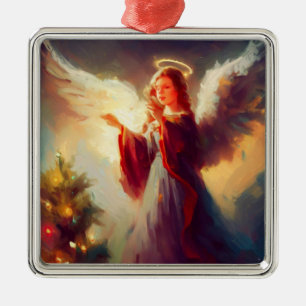 Christmas Angel 3 Metal Tree Decoration