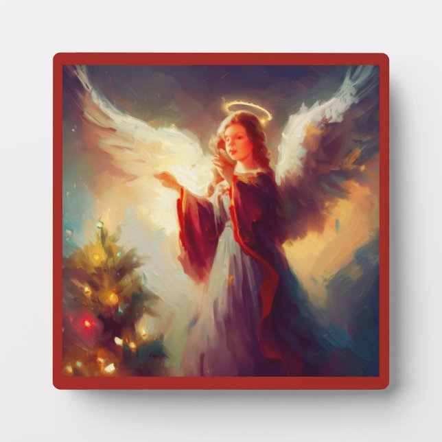 Christmas Angel 3 Plaque (Front)